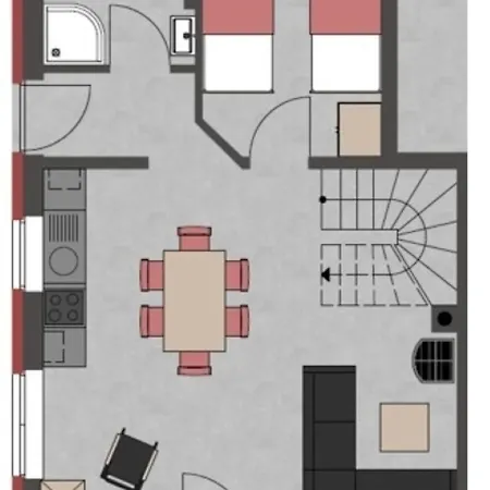 Vakantiehuis Strandnah 12 Pers Gruppenhaus K8 Zierow